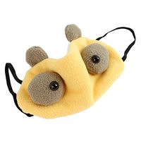 Hillento Cartoon Big Eyes Eye Care Comfortable Sleep Goggles - Yellow