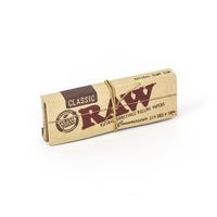 Raw Classic Connoisseur 1.25 1 1/4 Rolling Paper with Tips 1 Pack