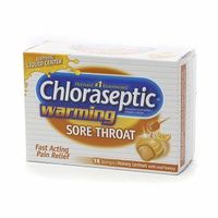 Chloraseptic Warming Sore Throat Lozenges, Honey Lemon 18-Count (Pack of 6)