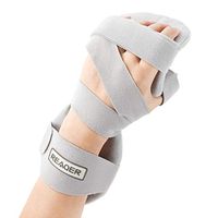 REAQER Stroke Hand Splint Soft Resting Hand Immobilizer Night - for Stroke Hand Pain Tendonitis Sprain Scleroderma Various Hand dysfunctions-Left
