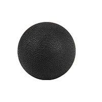 preliked Soft Peanut Massager Ball Back Legs Trigger Point Body Relax Fitness Exerciser (Black)