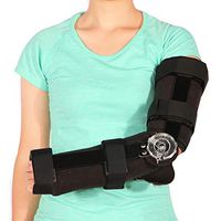 NADAEN Hinged Adjustable Elbow Joint Support Brace Orthosis Rehabilitation Fixed Fracture Sprain Ligament Injury Protector