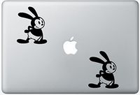 Oswald The Lucky Rabbit ArcDecals78602435 Set Of Two (2x) , Decal , Sticker , Laptop , Ipad , Car , Truck