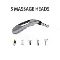 XISURE USB Rechargeable Energy Acupuncture Pen,Acupuncture Pen,Pulse Massage Pen, with 5 Massage Head Function Energy Pain Therapy Relief.