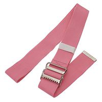 AsaTechmed Walking Gait Belt with Metal Buckle and Belt Loop Holder, Patient Transfer Belt - Mobility Aid for Caregivers, Nurses, Home Health Aides, Physical Therapists - Many Colors - 60" (Pink)