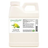 GreenHealth Canola Seed – 16 fl oz (473 ml) Plastic Jug w/Cap – 100% Pure Carrier Oil