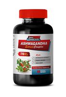 Anti inflammatory Supplement for Skin - ASHWAGANDHA Extract Complex 770MG - Premium Dietary Supplement - Ginseng Capsules for Energy - 1 Bottle 60 Vegetable Capsules