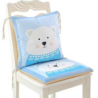 Kylin Express Indoor Soft Home/Office Squared Cartoon Seat Breathable Chair Cushion with Backrest, 5