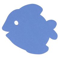 Teaching Tree Paper Cut-Outs - Blue Fish - 32 Count