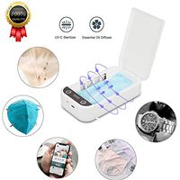 Phone Sanitizer UV, Yocuby Portable Cell Phone Sterilizer Aromatherapy Function Disinfector, Multifunction Disinfector UV Cleaner Sanitizer with USB Charging for iOS Android Phone Earphones Toothbrush