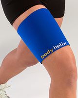 body helix Thigh Compression Sleeve/Wrap for Hamstrings and Quadriceps (Royal Blue, Small: Max Thigh Circumference is 17" - 22")