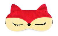 TOPJIN Lovely Plush Adjustable Strap Sleeping Eye Mask Blindfold Eyeshade with Ice Bag Fox