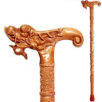 Freedom Wooden Carved Cane, Lightweight and Easy to Carry/Non-Slip Wearable/Stable and Durable/Best Gift for Elders/88cm