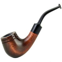 6.3'' Classic wooden smoking pipe. Best smoking pipes. WORLDWIDE shipping.