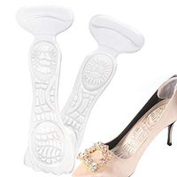 Shoe Inserts for Women, 4PCS Heel Grips Cushion Inserts, Gel Metatarsal Insoles for Plantar Fasciitis, Blister, Forefoot Foot Pain High Heels Loose Shoes, Anti-Slip