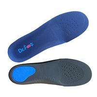 Dr. Foot's Full Orthotics Shoe Insoles - Arch Support Inserts Correct Flat Feet, Over-Pronation, Fallen Arch (S - W7-8.5 | M5.5-7)