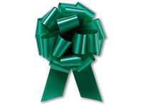 Pull String Bows 5 Inch Green - 20 Loops Pkg/10