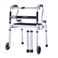 Jonigo Auxiliary Walker Patient Walking Assistant Crutches Elderly Armrests Four-Legged Walker