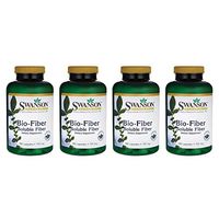Swanson Bio-Fiber 750 Milligrams 180 Capsules (4 Pack)