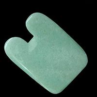Leosense Jade Gua Sha Scraping Massage Tool | Heavy Premium Jade Stone | Hand Made Professional Guasha Board for ASTYM,Myofascial Release | Reduce Muscles Soreness,Relax Joints,Trigger Point Therapy