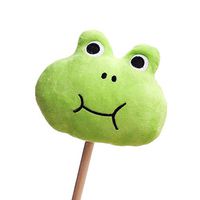 Plush Cartoon Dolls Hit Massage Hammer Massage Sticks （Frog）