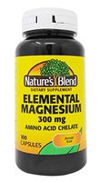 Elemental Magnesium Amino Acid Chelate 300 mg 100 Caps