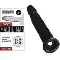 Reusable Sleeve Ring for Men Soft Large 9 Inch Strentch Length 16 INCH Black