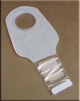 SUR-FIT Natura Drainable Pouch with Filter & InvisiClose Tail Closure - 2 3/4" Flange - Transparent - Box