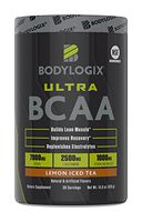 Bodylogix Ultra BCAA Powder, NSF Certified, Lemon Iced Tea, 14.8 Ounce