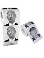 Stonecock 2 Rolls Donald Trump Toilet Paper 2 Different Pictures - 250 Sheets per Roll - Kiss & Shouting Face