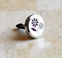 Aromatherapy Car Air Freshener Diffuser with 5 ML Eucalyptus Essential Oil (Daisy)
