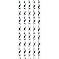 Creative Converting 335923case Los Angeles Rams Paper Straws, 7.75", Blue