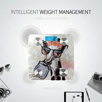 Cartoon Cute Giraffe Bathroom Scale Weight Scale Kg Bathroom Scales Tracks 8 Key Compositions Analyzer Sync with Fitness Apps 400 Lbs