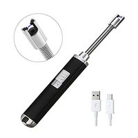 ORYCOOL Candle Lighter Rechargeable Flameless Lighter Safety USB Windproof Long Lighter with 360° Flexible Rotate Electric Arc Lighter for Home Kitchen Cooking BBQ Camping Stove Outdoor Activits