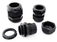 20mm Black Nylon Cable Gland for 10-14mm Cable