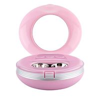Contact Lens Cleaner, Ultrasonic Contact Lens Auto Cleaner Eye Protein Cleaning Case with USB for Daily Care Device(Pink)