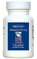 Allergy Research (Nutricology) - Melatonin 20 Milligram, 60 Veggie Capsules
