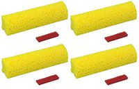 Quickie # 0553RM Automatic Pro Roller Mop Refills - Quantity 4