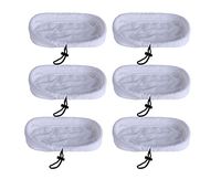 Surrgound Microfiber Mop Pads Fit for Bissell Steam Mop 1867 & Morphy Richards 720020, Compatible with Part # 203-2158, 2032158, 3255, 32525, 6pk