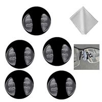 5 Pairs Push-in Silicone Nose Pads for Porsche Design Sunglasses & Eyeglass Frames,with Lens Cleaning Cloth (Clear)
