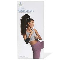 NatraCure Gel Cold Sleeve Wrap - Small Reusable IceTherapy Sleeve (for Pain and Injuries of Foot, Ankle, Wrist, Arm, Leg, Elbow, Shin, Forearm, Calf) 700-02 RET - Knee Ice Wrap Around Entire Knee