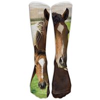 New Horses Mare And Foal Knee High Graduated Compression Socks For Women And Men Travel & Flight Socks Running & Fitness