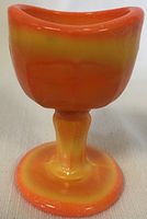 Eye Wash Bath Cup Rinse - John Bull - American Made - Mosser Glass USA (Orange)