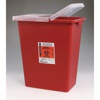 Kendall Large Volume Sharps Containers 18 Gallon 26"h X 12.75"d X 18.25"w Biomax Container - Model 8998 - Each