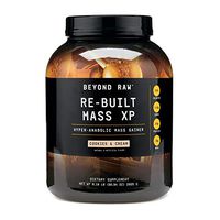Beyond Raw Re-Built Mass XP, Cookies and Cream, 11 Servings, Contains 880 Calories, 140g of Carbohydrates and 60g of Protein