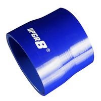 Upgr8 Universal 4-Ply High Performance Straight Reducer Coupler Silicone Hose (3.0"(76MM) to 3.25"(83MM), Blue)