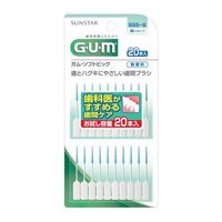 G.U.M Sunstar Gum Soft Pick No Flavor Size SSS~S 20 Count