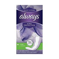 Always Dailies Xtra Protection Long Liners 40 ea (Pack of 12)