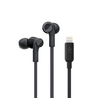 Belkin In-Ear Lightning Headphones w/ Mic Control (iPhone Headphones for iPhone 11, 11 Pro, 11 Pro Max, XS, XS Max, XR, X, 8, 8 Plus, More) iPhone Earphones, iPhone Earbuds, Black