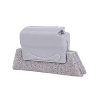 Liuweejb 3PCS Window Groove Cleaning Brush Window Slot Cleaning Tool Sweeping Small Brush Sweeping Door Ditch Brush (Color : Grey)